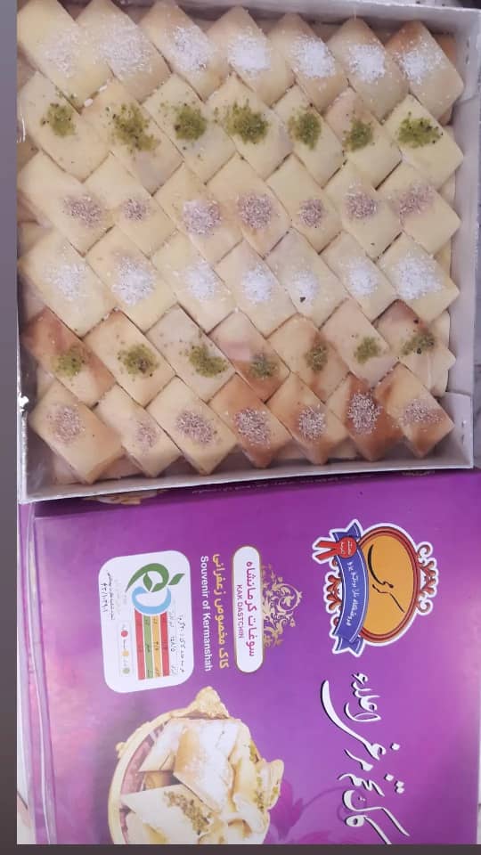 نان کاک زعفرانی دستچین کرمی ۶۰۰گرمی