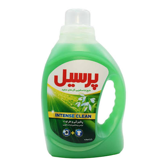پرسیل مایع لباسشویی 1100 گرمی گلهای سفید