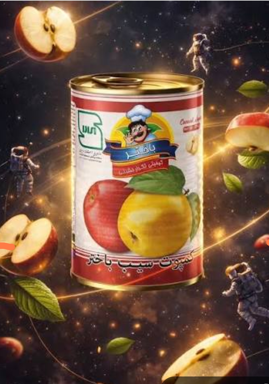 باختر کمپوت سیب
