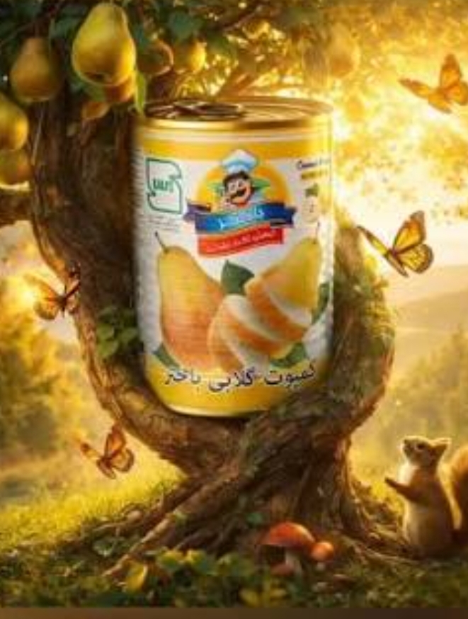 باختر کمپوت گلابی