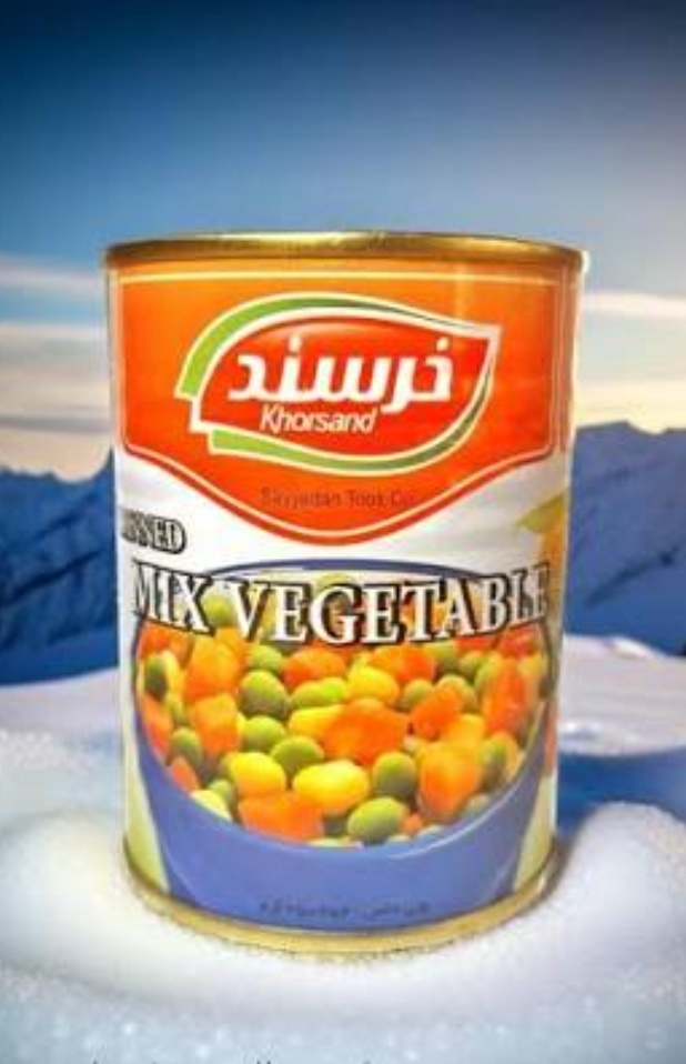 خرسند کنسرو مخلوط سبزیجات