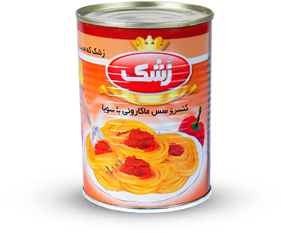 زشک کنسرو سس ماکارونی