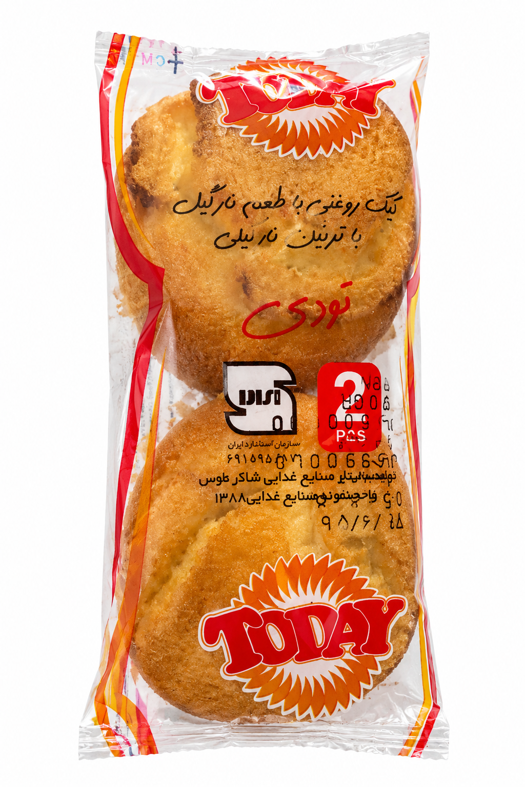 کیک ۲قلو تودی
