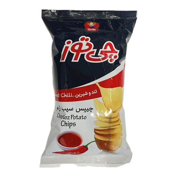 چی توز چیپس تند شیرین 60گرمی 