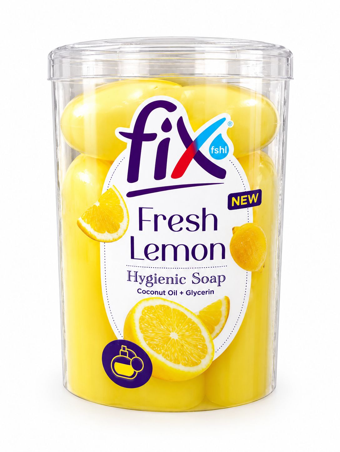 صابون100گرم طلقی 4عددي ليمو FIX