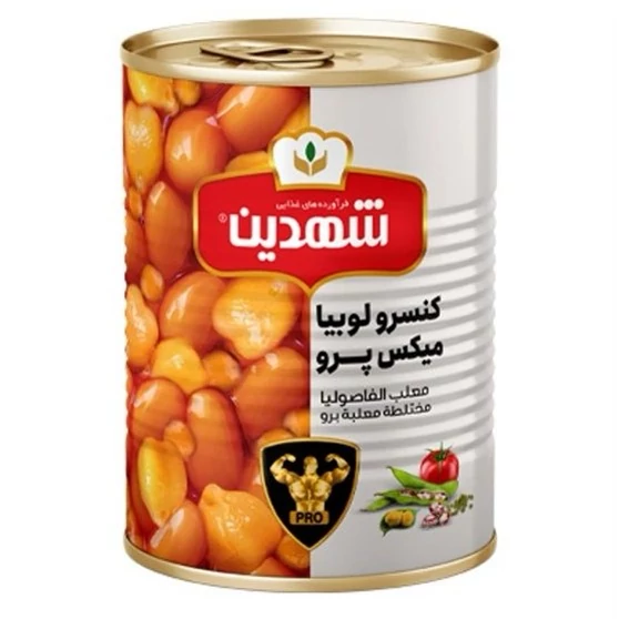 کنسرو میکس پرو 370 گرمی درب آسان شهدین 