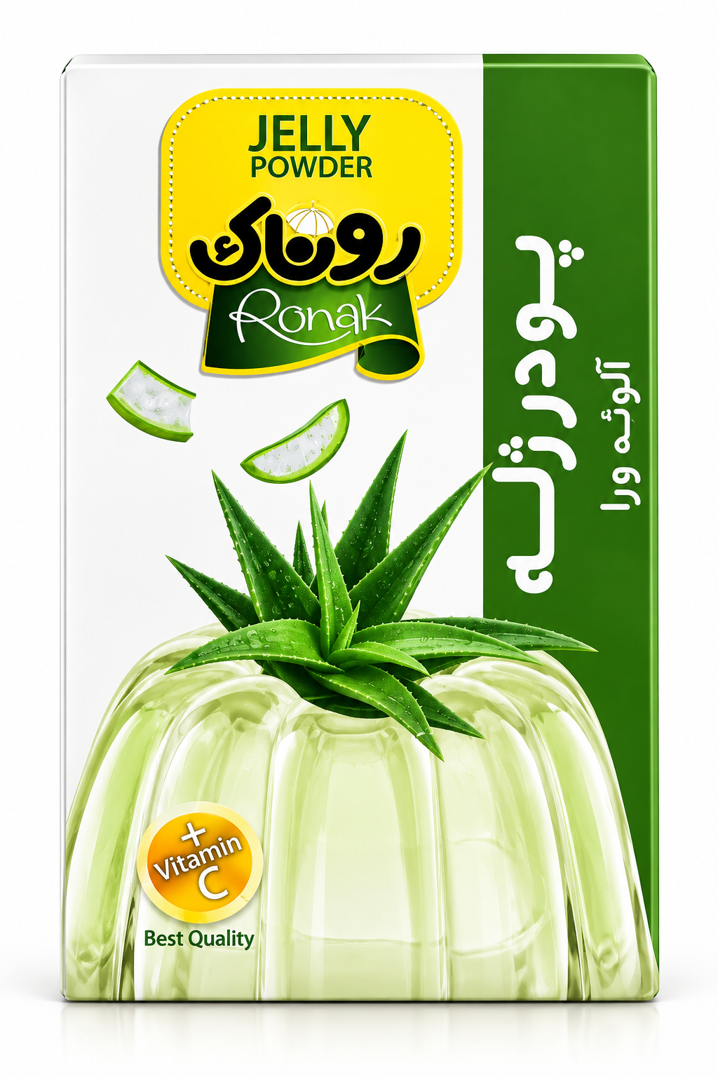 پودر ژله آلواورا ۱۰۰ گرمی روناک ۹عددی
